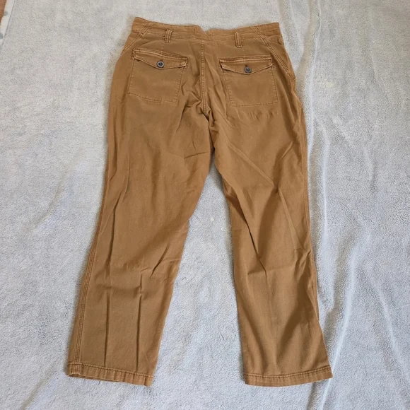 Anthropologie Pants Women's 36x27 (Tag 32) Beige Tan The Wanderer Cargo Pockets - Picture 11 of 14
